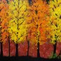 AUTUMN TREE ART Original Landscape Painting, 11" x 14"