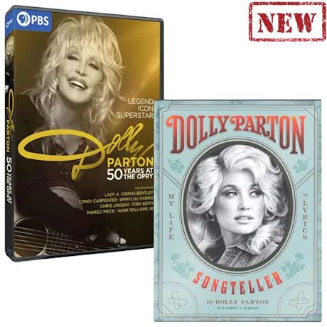 Dolly Parton: 50 Years At The Opry DVD & Songteller: My Life In Lyrics ...