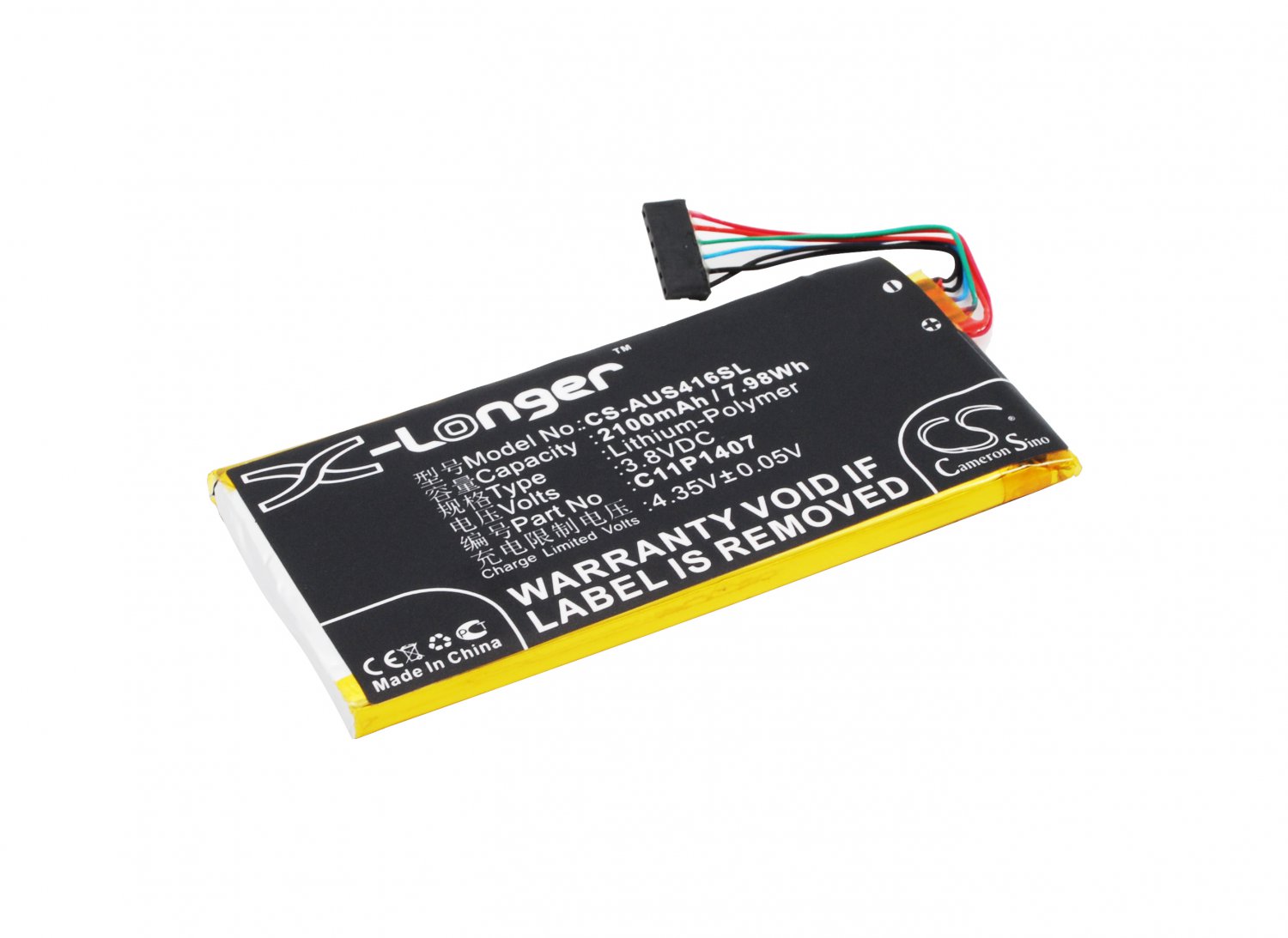 AUS416SL Battery CS for ASUS PadFone X Mini Station T00SP C11PHJM S416 T00C 2100 mAh