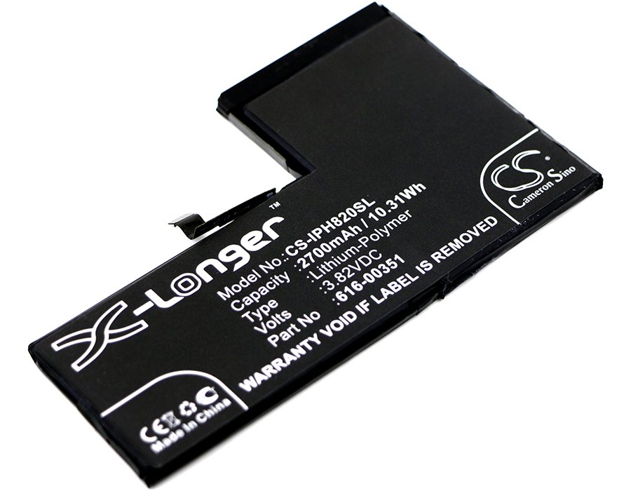 IPH820SL Battery CS for iPhone X, MQAxx, 2700 mAh