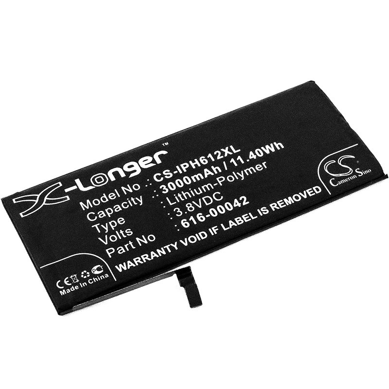 IPH612XL Battery CS for iPhone 6s plus, A16xx 3000 mAh