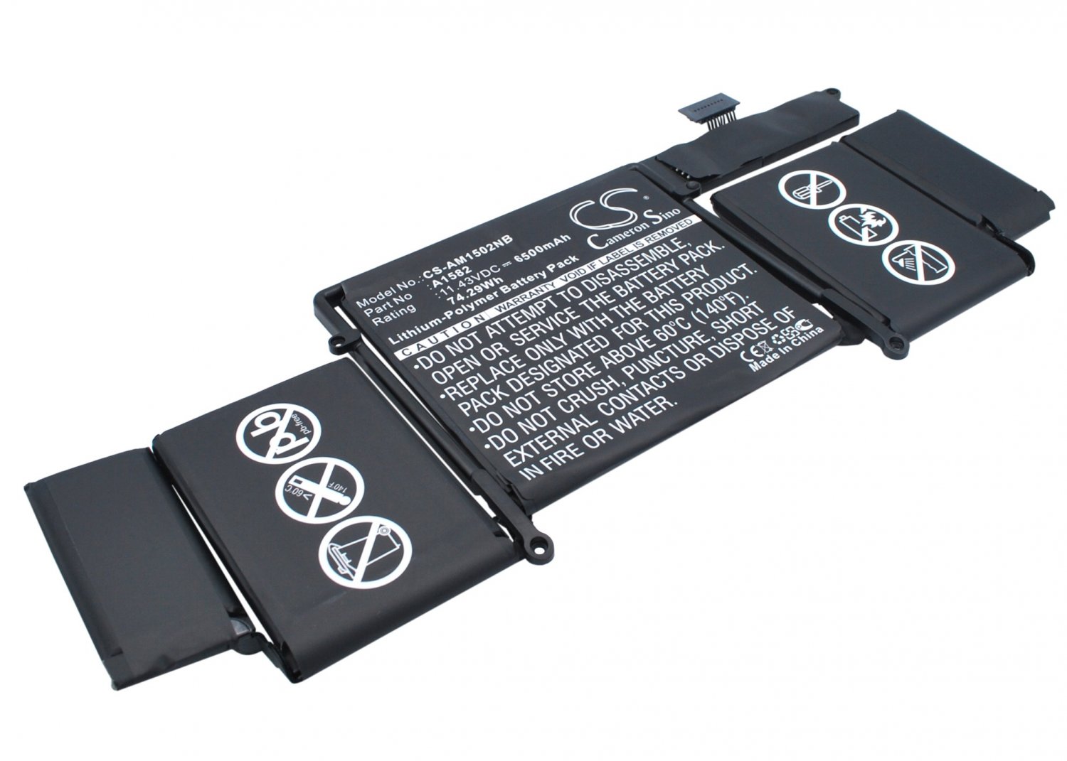 AM1502NB Battery CS for MacBook ProXXX, 6500 mAh