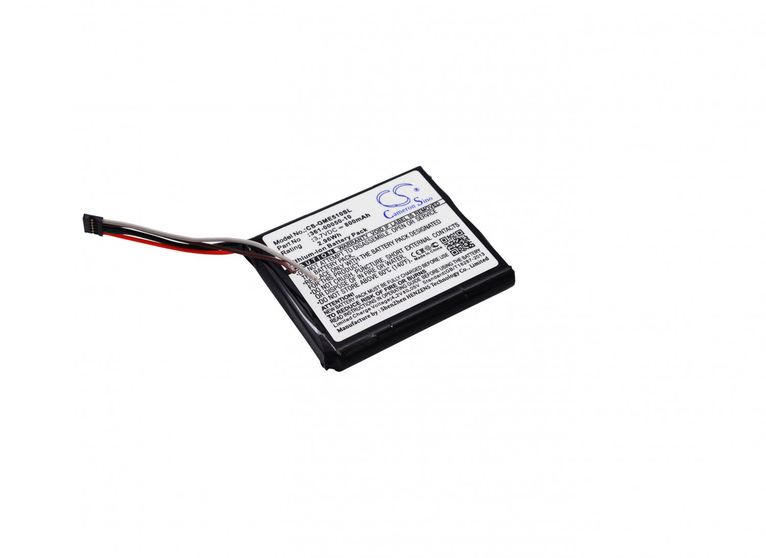 GME510SL Battery CS for GARMIN serie Edge 510, 880 mAh