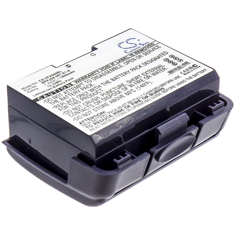 VFX680BL Battery CS for VeriFone serie VX680, 1800 mAh