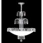 THE INDEX GALLERY 8 light CHANDELIER BY JAMES MODER