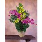 Double Phal/Dendrobium Silk Orchid Arrangement