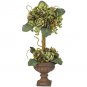 Artichoke Topiary Silk Flower Arrangement