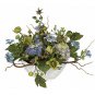 Hydrangea Centerpiece Silk Flower Arrangment