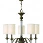 Sussex Chandelier - Five Lights - English Bronze
