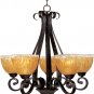 BARCELONA 5 LT. CHANDELIER by Maxim Lighting.
