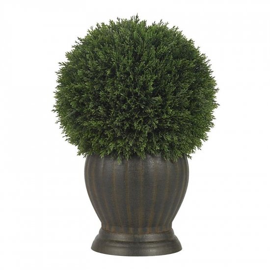 14" Cedar Ball Topiary