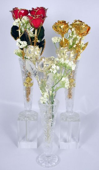 8" Present, Past, and Future Roses