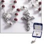 Ruby Marble Rosary