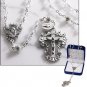 Clear Diamond Cut-Crystal Rosary