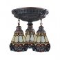 AW-21 - MIX-N-MATCH 3 LIGHT SEMI-FLUSH