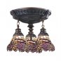 AW-28 - MIX-N-MATCH 3 LIGHT SEMI-FLUSH