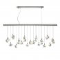 Bling 26 Light Chandelier in Satin Nickel