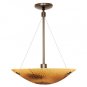 Veneto Amber Suspension Halogen Pendant