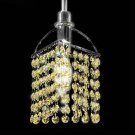Tekno Golf Imperial Crystal Mini Pendant Light Fixture, Topaz Tekno Golf Imperial Crystal Mini Pendant Light Fixture, Topaz