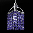 Tekno Golf Imperial Crystal Mini Pendant Light Fixture, Sapphire Tekno Golf Imperial Crystal Mini Pendant Light Fixture, Sapphire