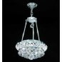 Jacqueline Collection - 4 Lite Crystal Semi-Flush Chandelier