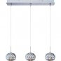 Minx 3-Light RapidJack Pendant and Canopy Satin Nickel Finish