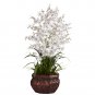 Dancing Lady w/Decorative Vase Silk Flower Arrangement