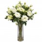 Giant Peony w/Cylinder Silk Flower Arrangement