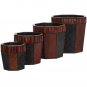 Bamboo Octagon Decorative Planters