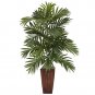 Areca Palm Silk Plant  w/Bamboo Vase