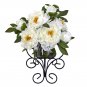 Peony Wall Silk Flower Arrangement