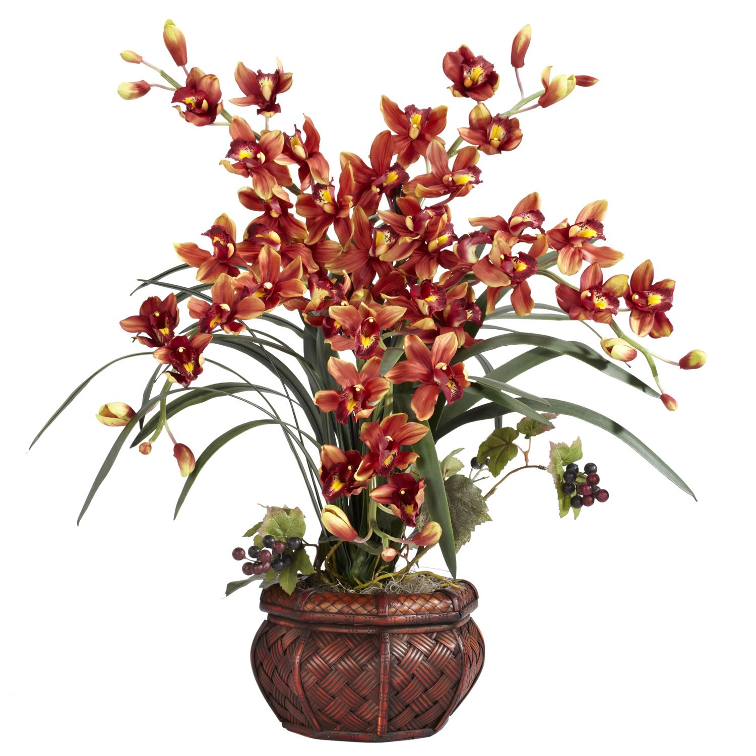 Cymbidium Silk Arrangement.