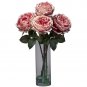 Fancy Rose Silk Flower Arrangement