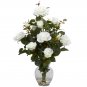 Rose Bush Silk Flower Arrangement