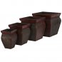 Square Planters w/Rim
