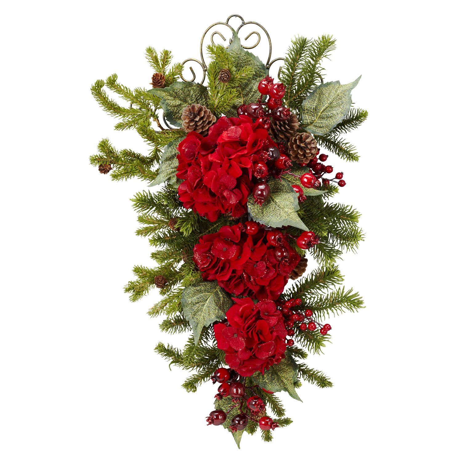 27&acirc;�� Christmas Hydrangea Teardrop