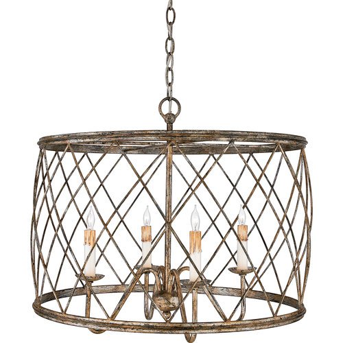 Dury - Four Light Pendant by Quoizel Lighting