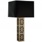 Mary McDonald Directoire Brass with Black Shade Table Lamp