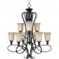 INFINITY 3+6 LT CHANDELIER