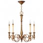 Yorktown Brushed Bronze 5 Light Chandelier