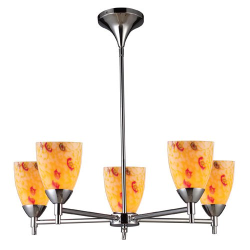 Celina - Five Light Chandelier PC-YW by Elk Lighting