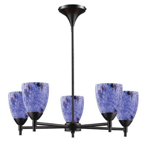 Celina - Five Light Chandelier DR-BL by Elk Lighting