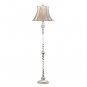 Sterling Industries Distressed White Floor Lamp