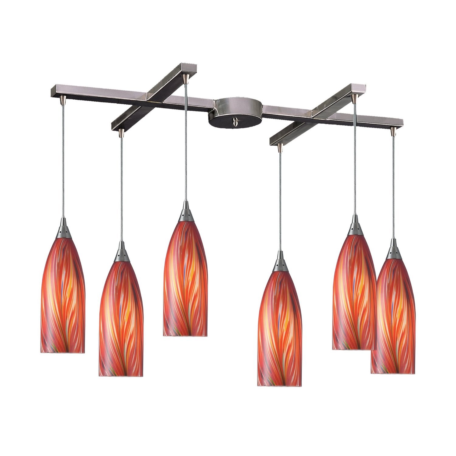 Cilindro - Six Light Pendant 6m by Elk Lighting