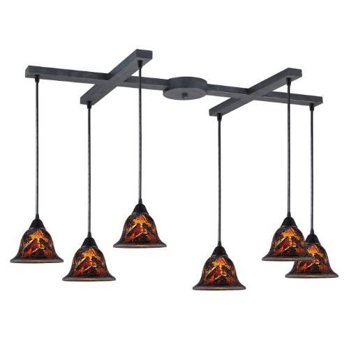Firestorm - Six Light Pendant by Elk Lighting