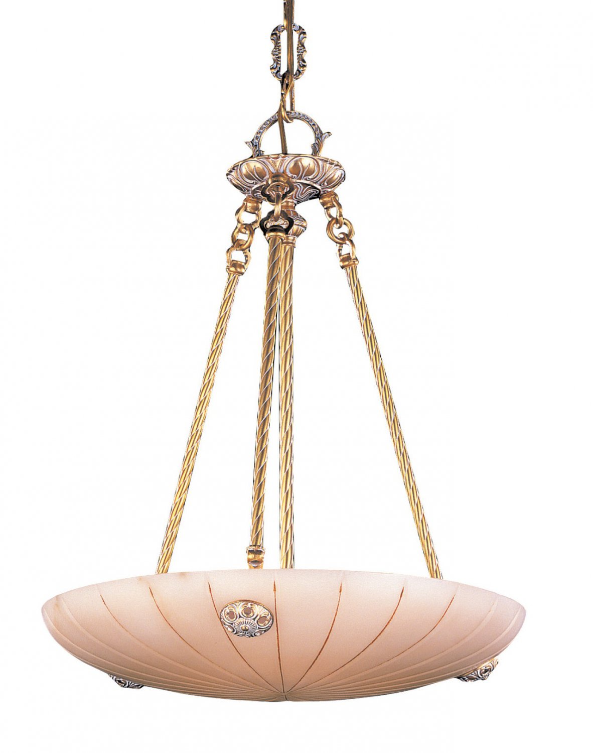 Natural Alabaster - Five Light Pendant