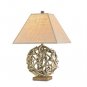 Currey & Company Driftwood Sphere - One Light Table Lamp