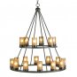 Currey & Company Darden - Eighteen Light 2-Tier Chandelier