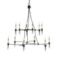 Currey and Company Danielli - Twelve Light Large Chandelier