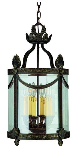 Crystal Six Light Lantern Pendant from the Regal Collection